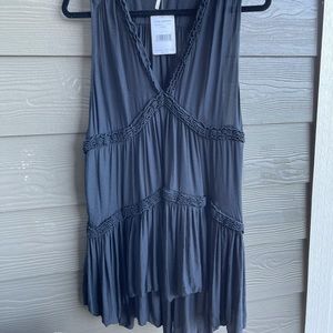 Free People tunic dress. NWT . Black. Size medium